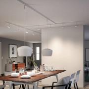 Paulmann URail ändlock, signalvit, 2-pack, plast