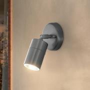 EGLO utomhus LED-spot Stockholm, stålfärgad, utskjutning 10 cm