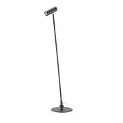 Markslöjd LED-golvlampa Arlo, svart, järn, höjd 132 cm, dimbar.
