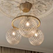 Nuura Aps Nuura ljuskrona Miira 3 Circular, Ø 54 cm, mässing/klar