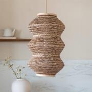 GOOD & MOJO hänglampa Barbados, natur/brun, Ø 40 cm, E27