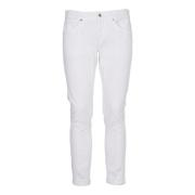 Dondup Slim-fit Jeans för Män White, Herr