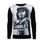 Local Fanatic Bob Marley Digital Rhinestone - Herr Tröja - 13-6240 Bla...