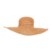 Ibeliv Raffia Breeze Hat Beige, Dam