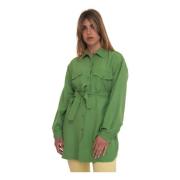 Pennyblack Britney Long blouse Green, Dam