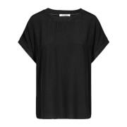 Co'Couture Stilren och Bekväm Blus - New Norma T-Shirt 75638 Svart Bla...