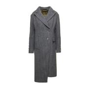 Andersson Bell Single-Breasted Coats Gray, Dam