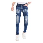 Local Fanatic Slim Fit Jeans Med Stretch Herr - 1057 Blue, Herr