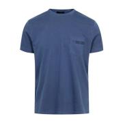 Fay T-shirt Blue, Herr
