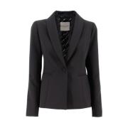 Ermanno Scervino Blazer med spets Black, Dam