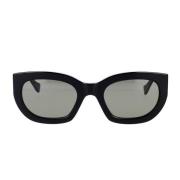Retrosuperfuture Svarta Alva solglasögon med retrostil Black, Unisex