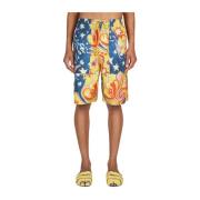Marni Bermuda Shorts med Grafiskt Motiv Multicolor, Herr