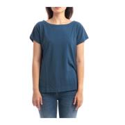 Drumohr T-Shirts Blue, Dam