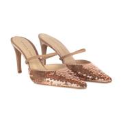 Roberto Festa Heeled Mules Pink, Dam