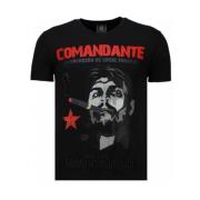 Local Fanatic Che Guevara Comandante Rhinestone - Man T Shirt - 5781Z ...