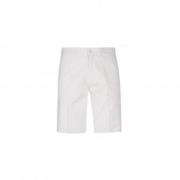 Harmont & Blaine Casual Bermuda Twill Cotton Shorts White, Herr