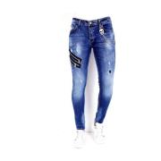 Local Fanatic Slim Fit Herr Jeans - 1002 Blue, Herr