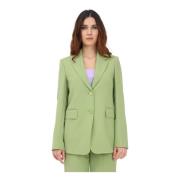 Max Mara Studio Blazerjacka Green, Dam