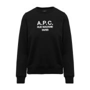 A.p.c. Svarta A.p.c. Sweaters Black, Dam