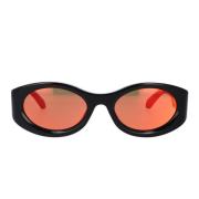Ambush Modernt Ovala Solglasögon Gogolen 11025 Black, Unisex