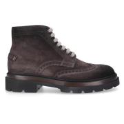 Santoni Velour Ankelboots 17684 Gray, Herr