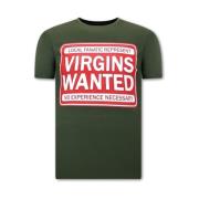 Local Fanatic T Shirt Med Tryck Virgins Wanted Green, Herr