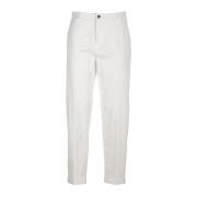 Briglia Slim-fit Trousers White, Dam
