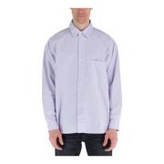 Amish Avslappnad skjorta Purple, Herr