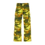 ERL Straight Trousers Multicolor, Herr