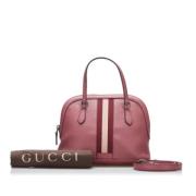Gucci Vintage Begagnad rosa läderväska Pink, Dam