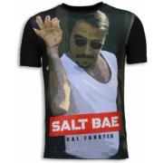 Local Fanatic Salt Bae Digital Rhinestone - Herr T Shirt - 6163 Black,...
