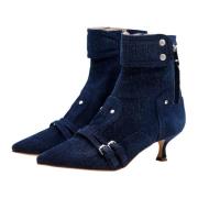 Strategia Ankle Boots Blue, Dam