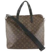 Louis Vuitton Vintage Coated Canvas LV Väskor Brown, Dam