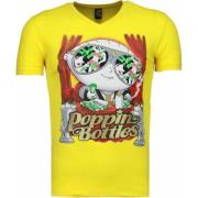 Local Fanatic Poppin Stewie - T Shirt Herr - 1498G Yellow, Herr