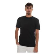 Boss Kortärmad rundhalsad T-shirt med abstrakt design Black, Herr
