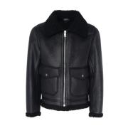 A.p.c. Svart Tommy Bomberjacka Black, Herr