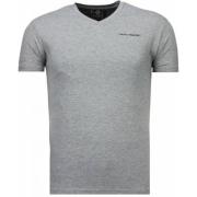 Local Fanatic Basic Exclusieve V Neck - T Shirt Herr - 5799Gs Gray, He...