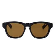 Gucci Vintage sportiga solglasögon med cut-out G detalj Black, Herr