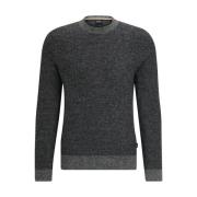 Hugo Boss Svarta Sweaters, Herr Marameo Pullover Black, Herr
