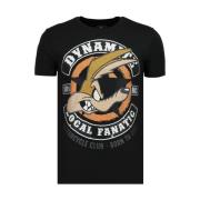 Local Fanatic Dynamite Coyote - Herrtryckt T-shirt - 6320Z Black, Herr