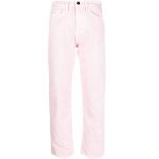 3X1 Straight Jeans Pink, Dam