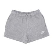 Nike Mid-Rise Club Fleece Shorts Gray, Dam