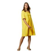 Marina Rinaldi Midi Dresses Yellow, Dam
