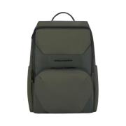 Piquadro Backpacks Green, Unisex