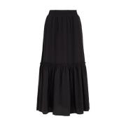 Co'Couture Midi Kjol, Hög Kvalitet och Stilfull Black, Dam
