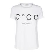 Co'Couture Dam Coco Signature T-Shirt White, Dam