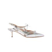 Scarosso Cinderella Mules - Blazing Slingback Pumps Gray, Dam