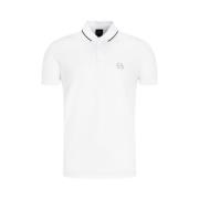 Armani Exchange Polo med normal passform White, Herr
