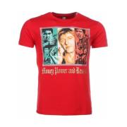 Local Fanatic Scarface Money Power Respect - T Shirt Herr - 1164R Red,...