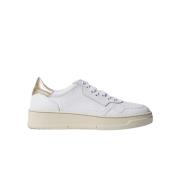 Scarosso Handgjorda låga sneakers med vintage-inspiration White, Dam